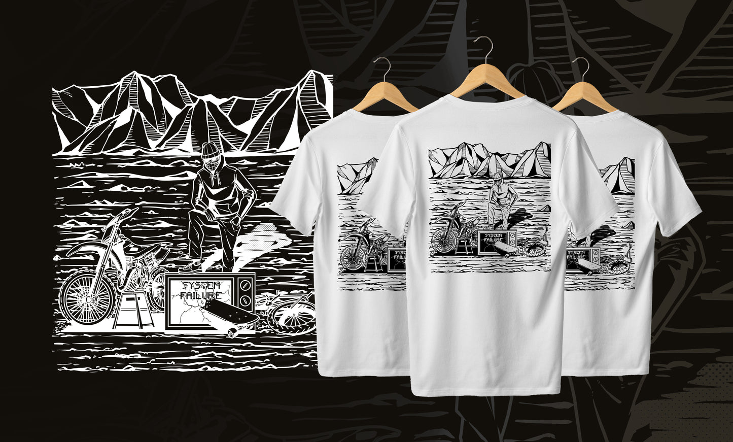 System Failure White - STRIFE APPAREL